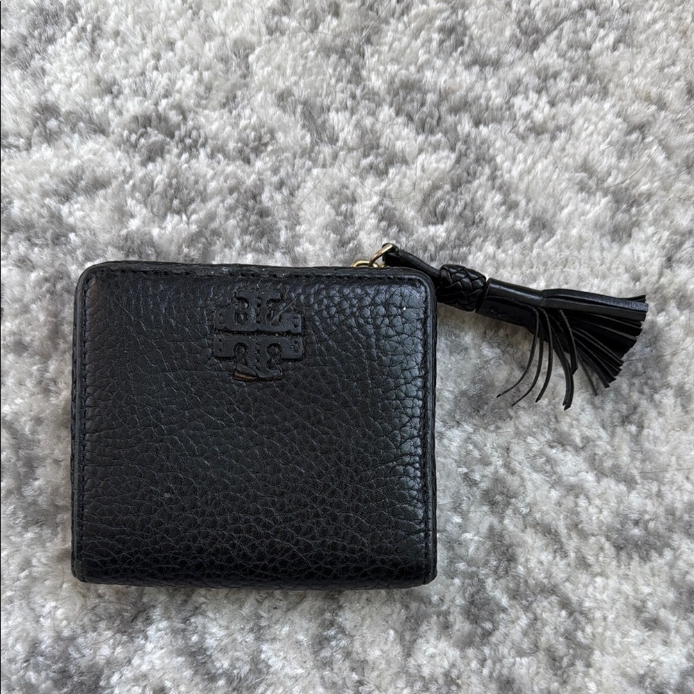 Tory Burch Black Leather Wallet